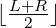 \lfloor \frac{L + R}{2}\rfloor